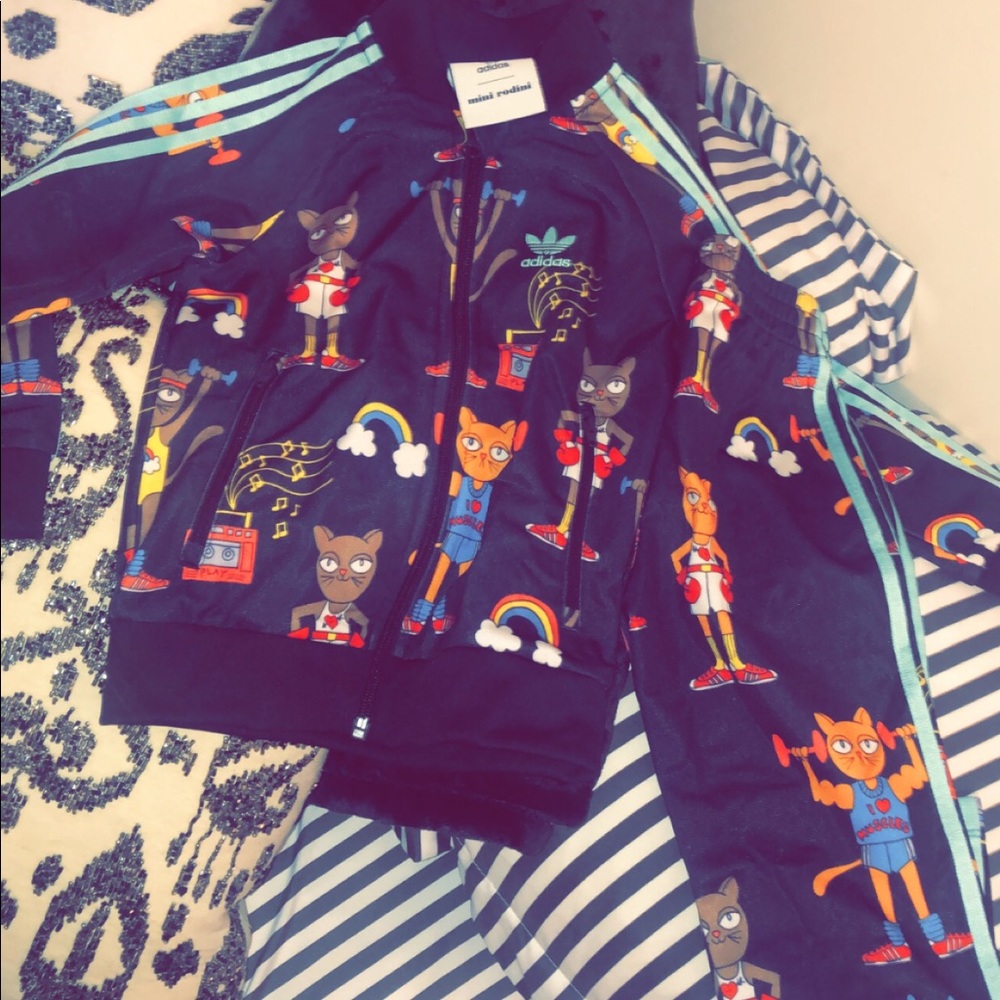 Pre owned collab adidas x mini rodini 2pc